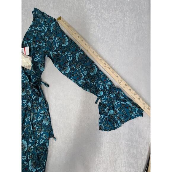 Band of the Free Jewel Maxi dress blue floral NWT Size XS boho Garden girl Fairu - Picture 6 of 9